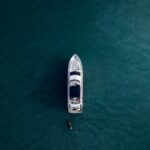 Aerial Photo of Boat on Water